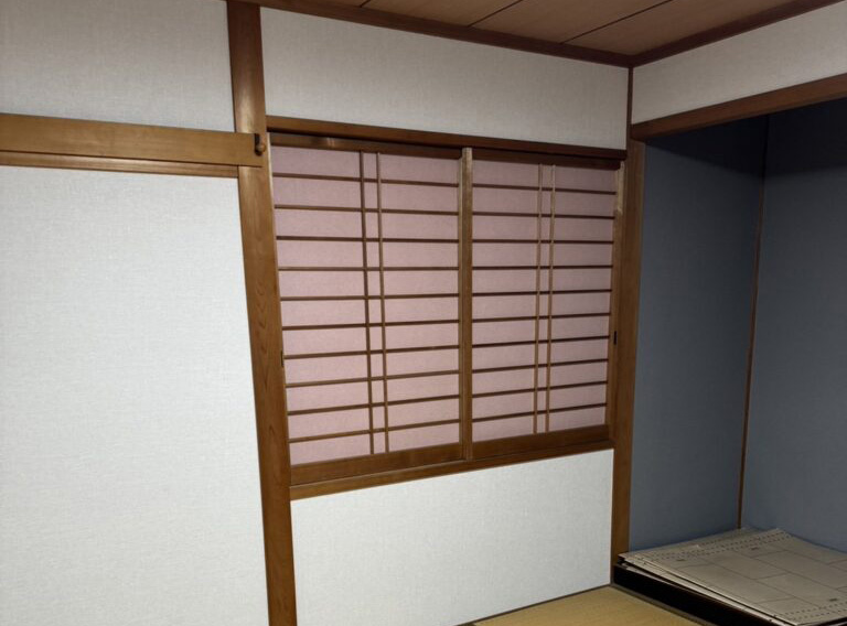 福岡市 和室襖、障子貼替