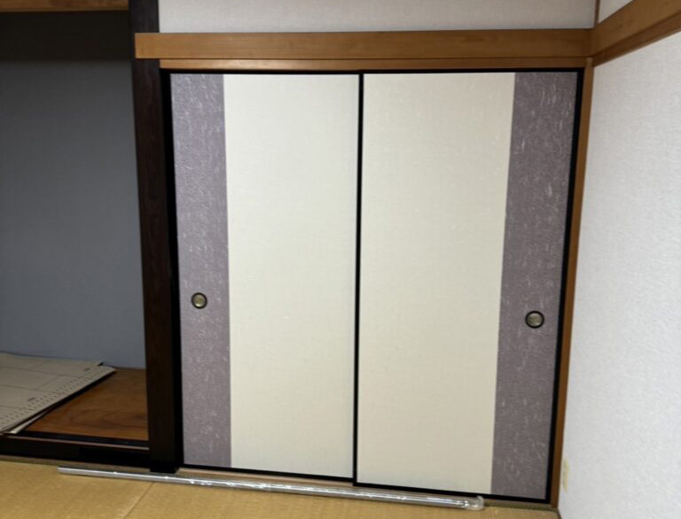 福岡市 和室襖、障子貼替